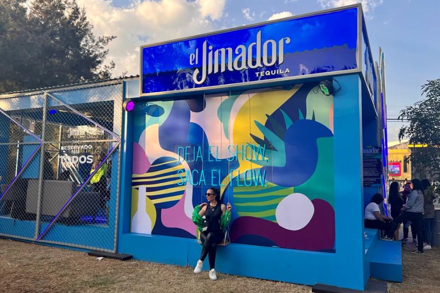 photo opportunity en stand de Jimador en el Flow Fest 2022