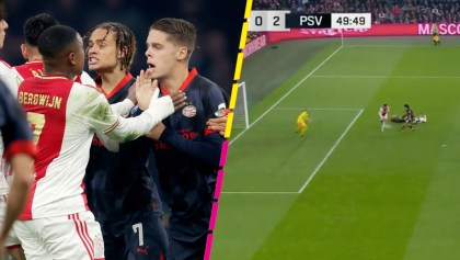El gol de Erick Gutiérrez y las broncas en el Clásico entre Ajax y PSV de la Eredivisie