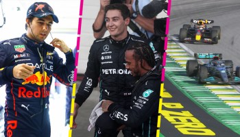 El agarrón entre Verstappen y Russell, y el regreso de Checo en la race sprint del GP de Brasil