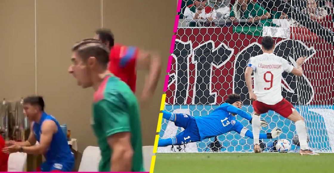 Checa nomás cómo festejaron los jugadores de Chivas la atajada de Ochoa