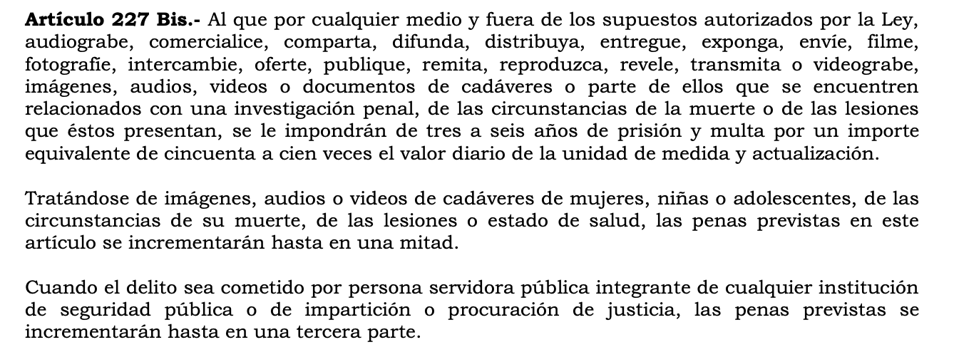Lanzan la Ley Octavio Ocaña para aumentar penas contra quien filtre
