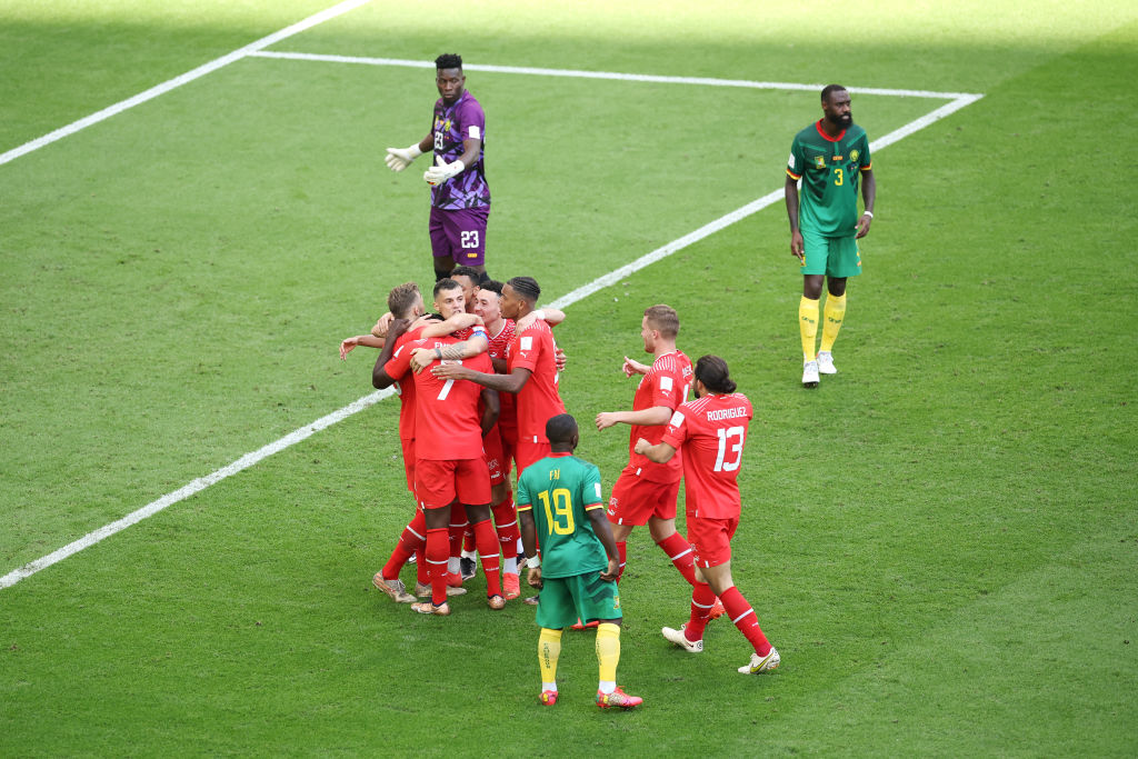 Embolo gol Suiza vs Camerún