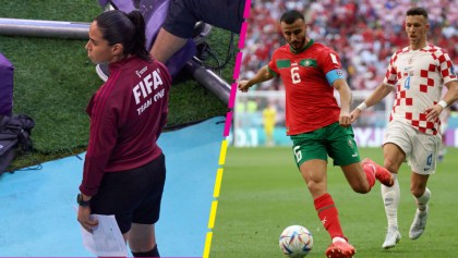 El debut de la árbitra mexicana Karen Díaz en el Marruecos vs Croacia