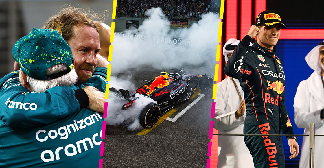 El show de donas de Checo, el adiós de Vettel y el triunfo de Verstappen en el GP de Abu Dhabi