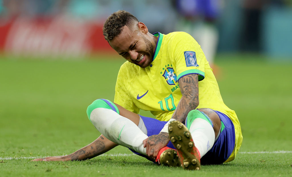 Confirman lesión: Neymar se perdería el resto de la fase de grupos de Qatar 2022