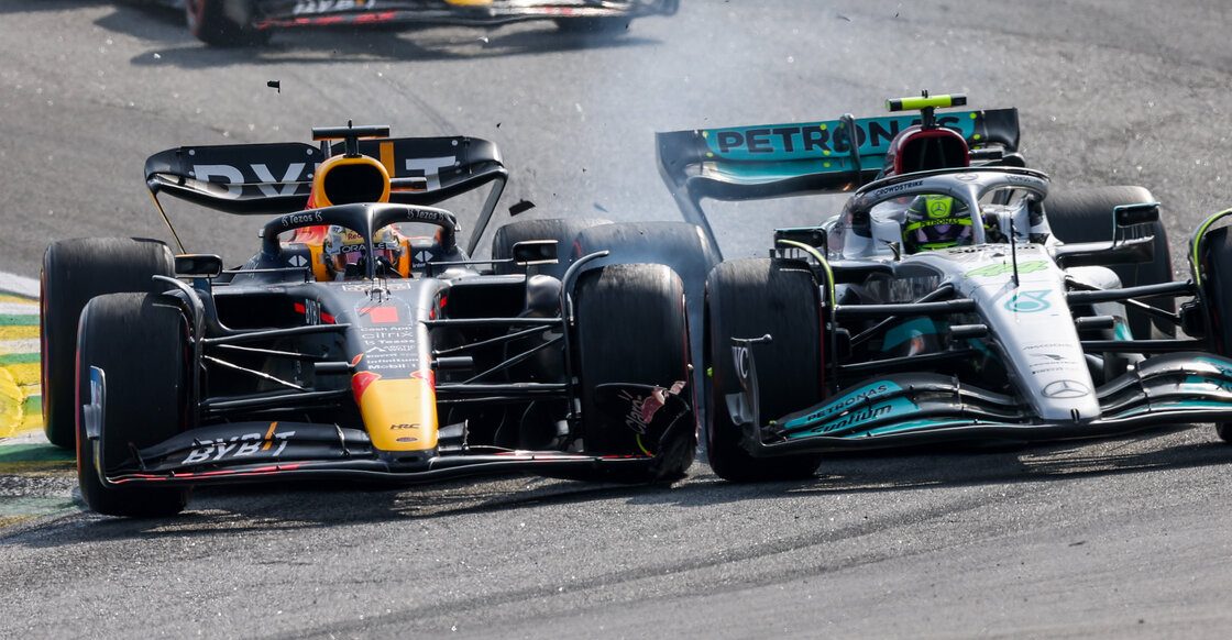 ¡Hay tiro! La guerra de palabras entre Hamilton y Verstappen tras el choque en Brasil