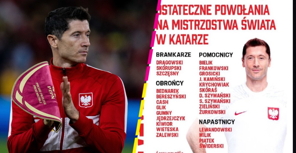 Apréndanse los nombres: Polonia da a conocer la lista de 26 jugadores con los irá a Qatar 2022