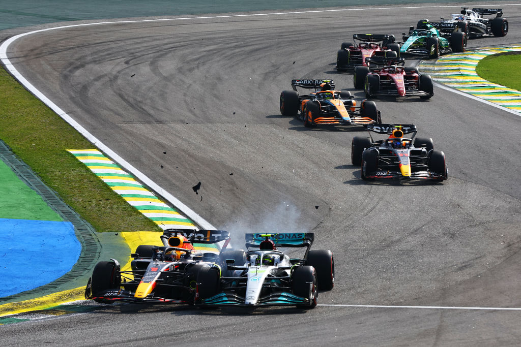 ¡Hay tiro! La guerra de palabras entre Hamilton y Verstappen tras el choque en Brasil
