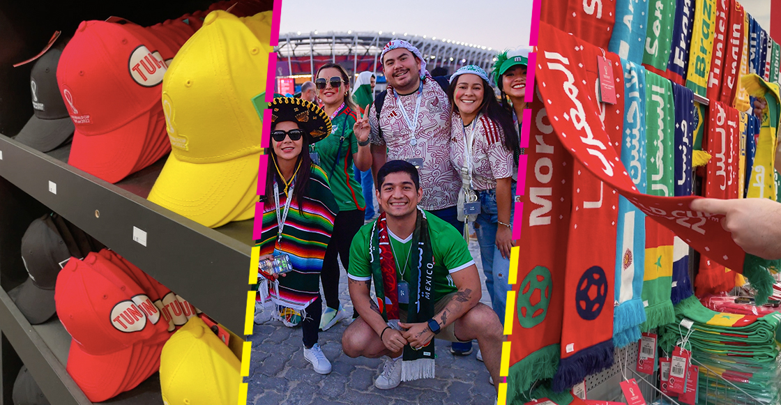 Compra de souvenirs, el partido que México gana por goleada en Qatar 2022