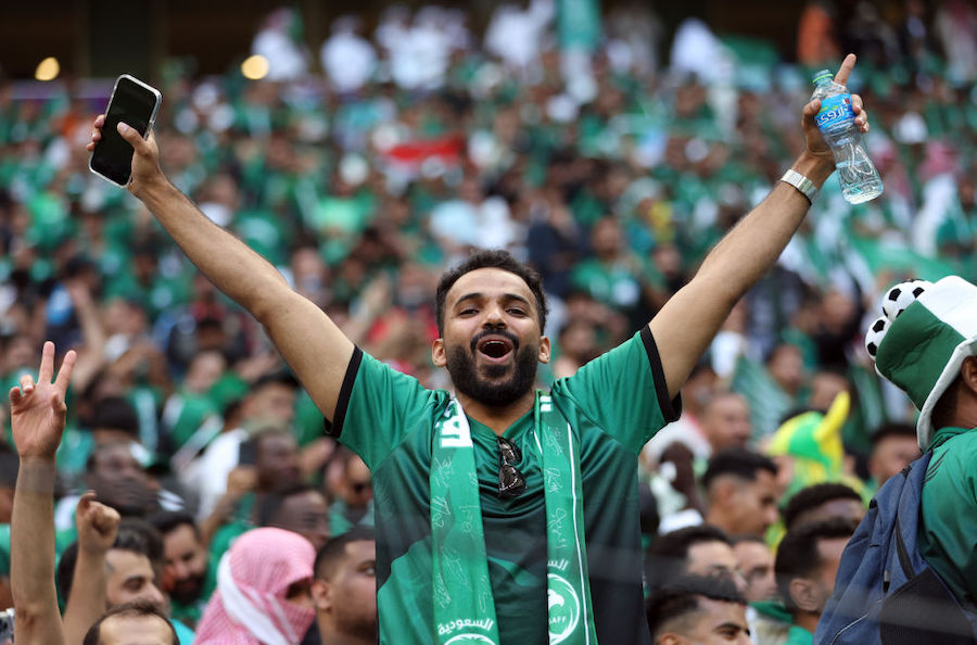 Arabia festejó la sorpresa ante Argentina