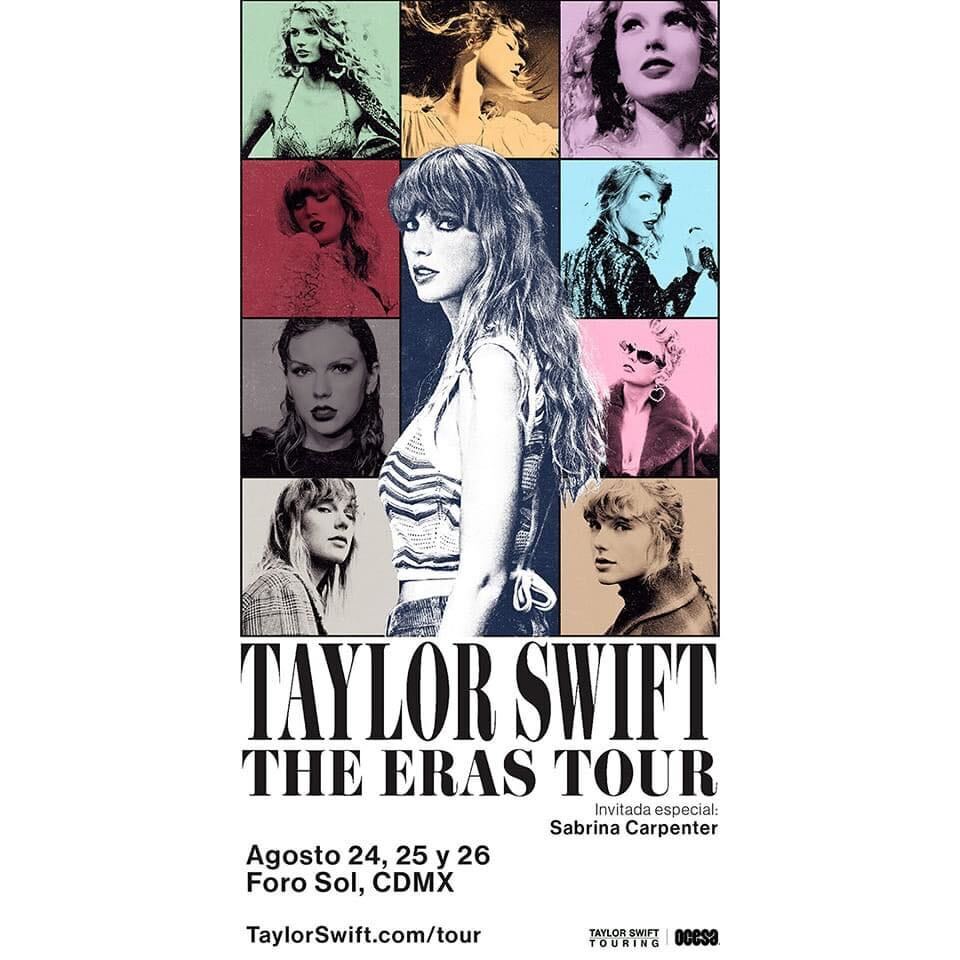 Taylor Swift anuncia tres conciertos México con 'The Eras Tour'