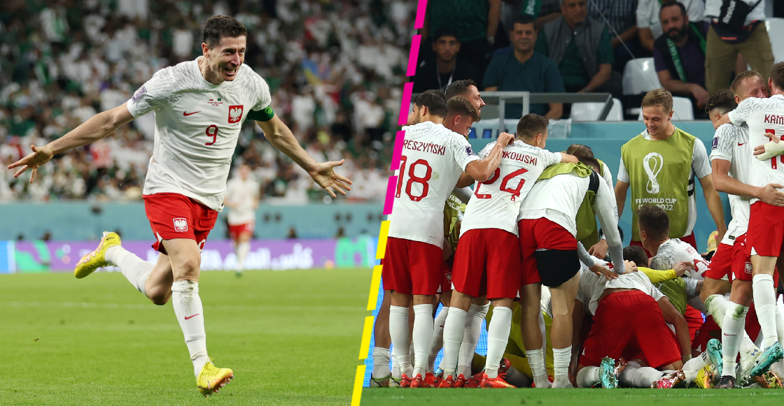 El primer gol de Lewandowski en Mundiales en el triunfo de Polonia ante Arabia Saudita en Qatar 2022