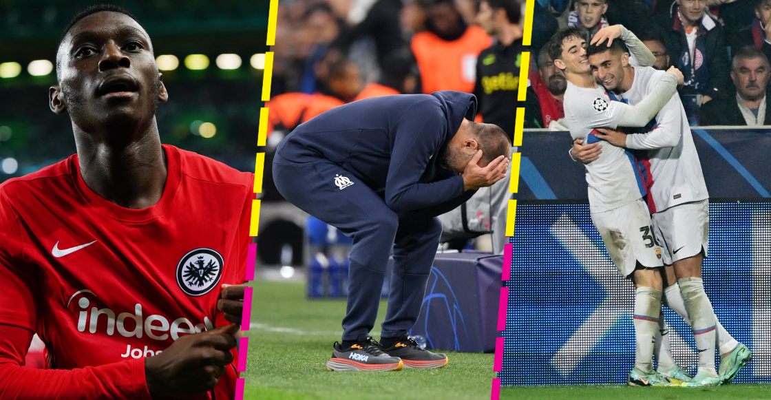 El sorpresón del Eintracht Frankfurt, la cruzazuleada del Marsella y el de la honra del Barcelona en Champions League