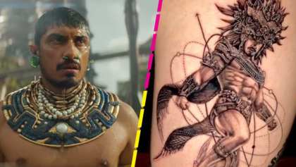 Artista hace un tatuaje del Namor de Tenoch Huerta (y el actor reaccionó)