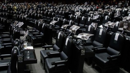 CIUDAD DE MÉXICO, 06DICIEMBRE2022.- Sesión ordinaria semipresencial de la Cámara de Diputados en la que después de más de tres horas de retraso comenzó a discusión las leyes secundarias de la reforma electoral.