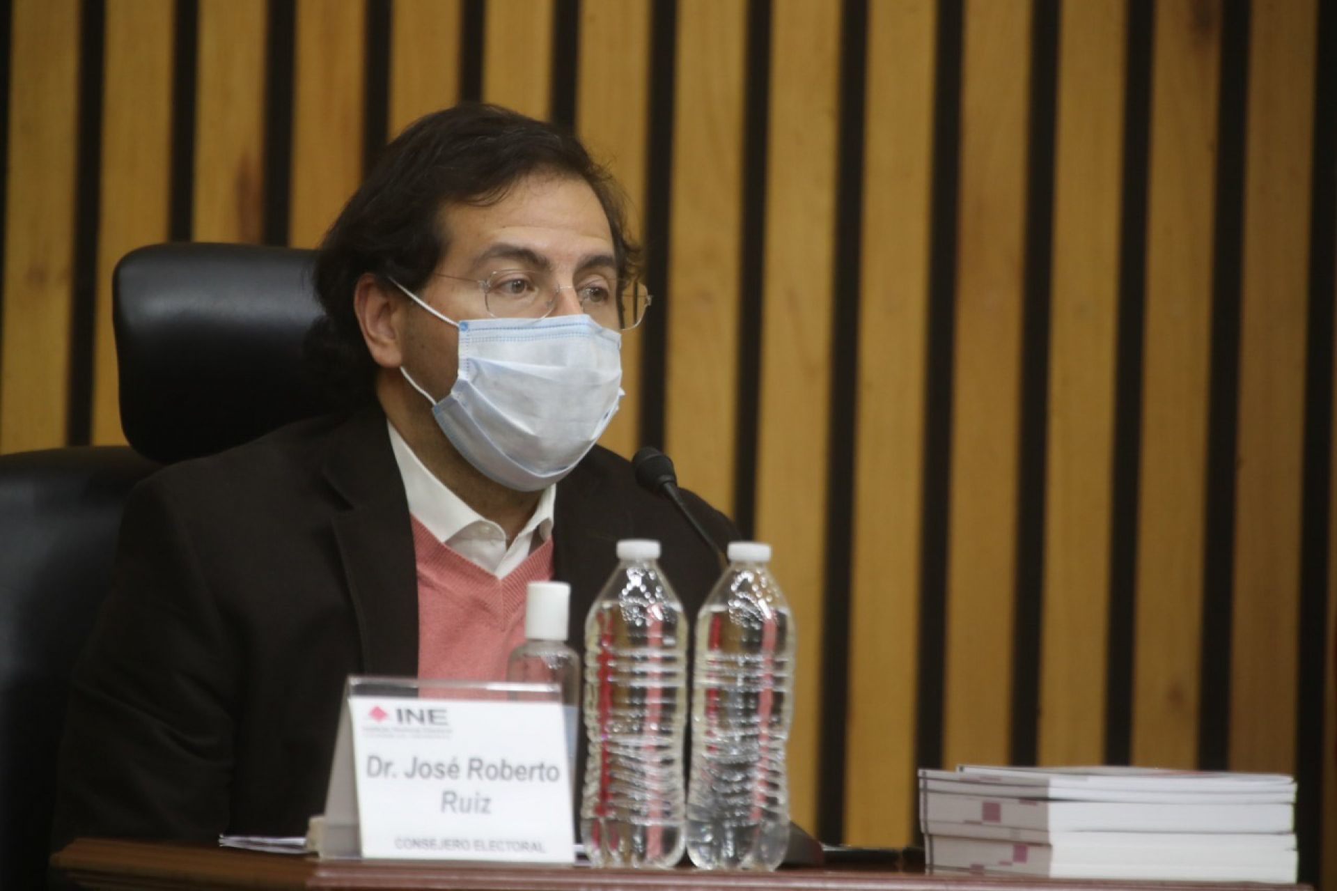 José Roberto Ruiz Saldaña, Consejero Electoral del Instituto Nacional Electoral, en la Sesión Extraordinaria del Consejo General, realizada el día 19 de octubre de 2020.