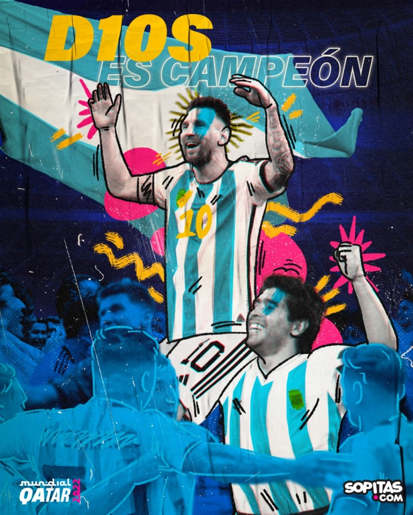 Messi y Argentina campeona del Mundo en Qatar 2022