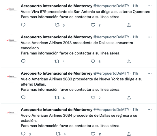 Sin ver a Bad Bunny: Usuarios reportan vuelos cancelados a Monterrey 
