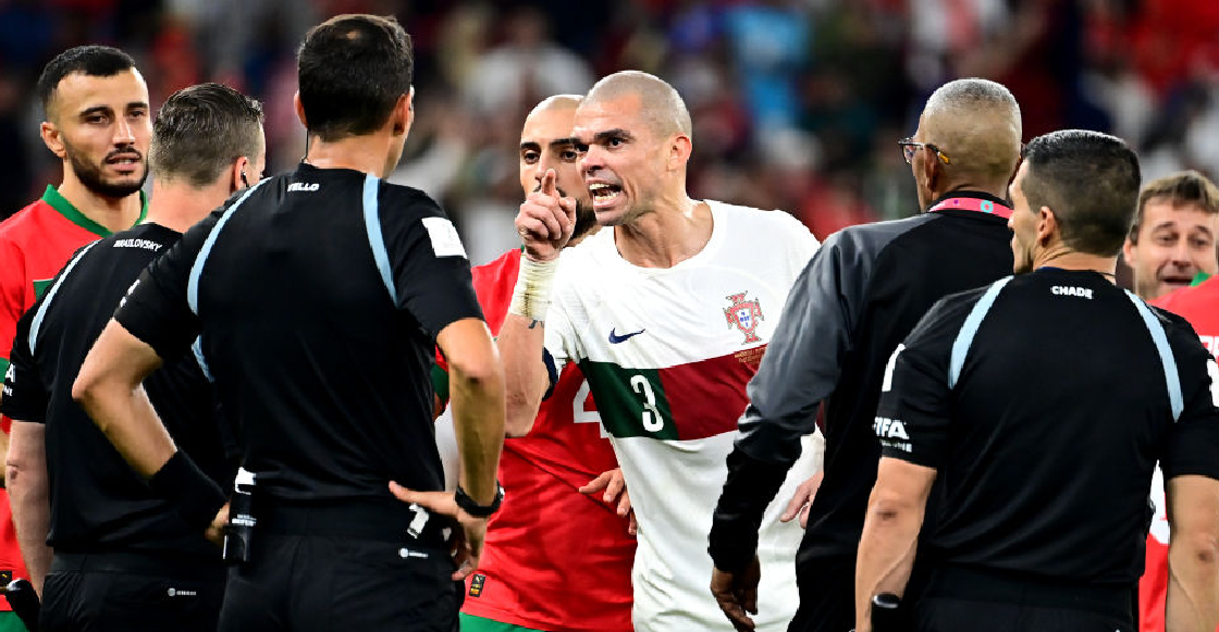 Pepe explota contra el arbitraje tras derrota de Portugal en Qatar 2022