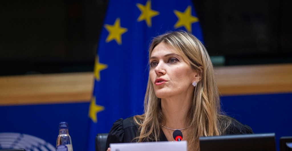 December 10, 2022 EU vice President Eva Kaili arrested amid Brussels corruption probe Editorial Usage Only (Photo by