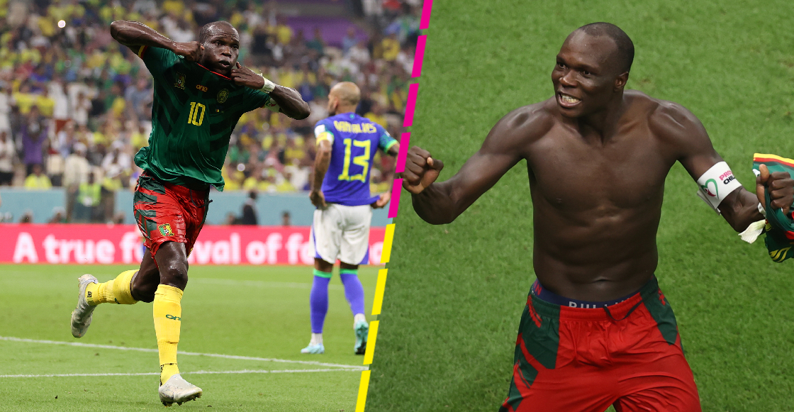 El golazo y expulsión de Vincent Aboubakar en la sorpresiva derrota de Brasil ante Camerún en Qatar 2022