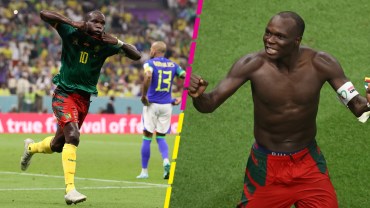 El golazo y expulsión de Vincent Aboubakar en la sorpresiva derrota de Brasil ante Camerún en Qatar 2022