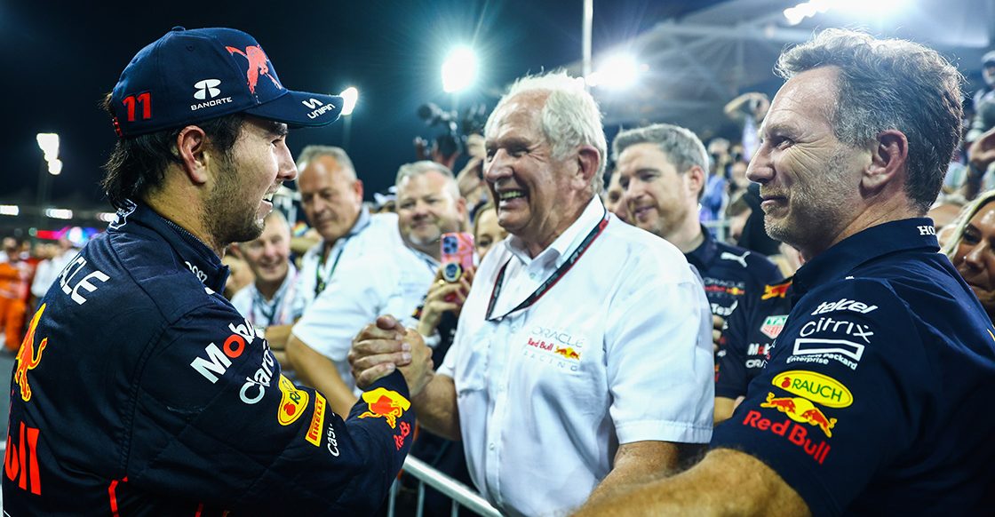 "Es bueno, pero no es Verstappen": La nueva comparación de Helmut Marko sobre Max y Checo Pérez