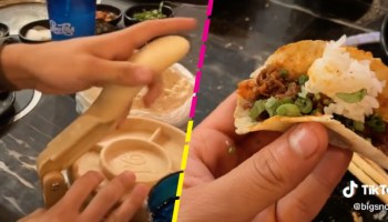 Estos jóvenes se llevaron masa para hacer tortillas en un restaurante de Corea del Sur