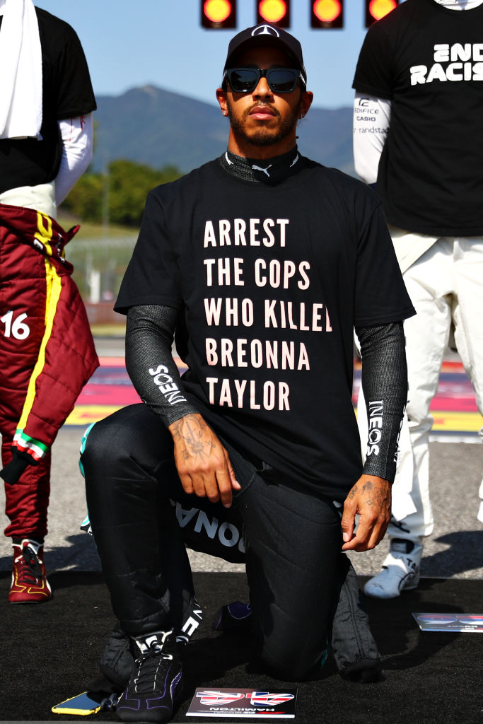 Lewis Hamilton y su mensaje social en Fórmula 1