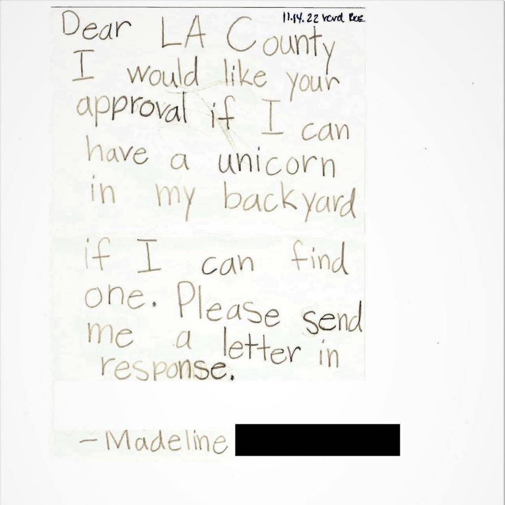 Awww: La historia de la niña que obtuvo la primera licencia para tener un unicornio en L.A. 
