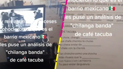 Maestra le enseña palabras mexicanas a sus alumnos franceses con "Chilanga banda"