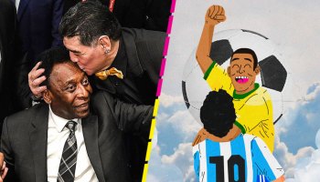 Diferencias, insultos y reencuentros: La controvertida relación entre Pelé y Maradona