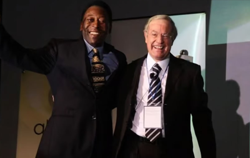 Pelé y José Ramón Fernández