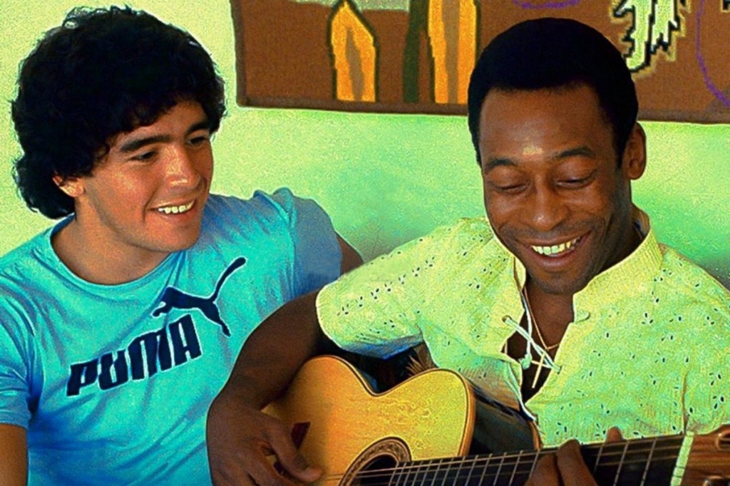 Pelé y Maradona 1979