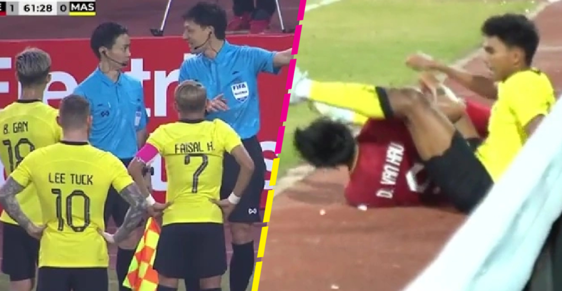 ¿Qué pasó aquí? En Asia, Ryuji Sato pita penal (bien marcado) basado en una regla poco conocida en el futbol