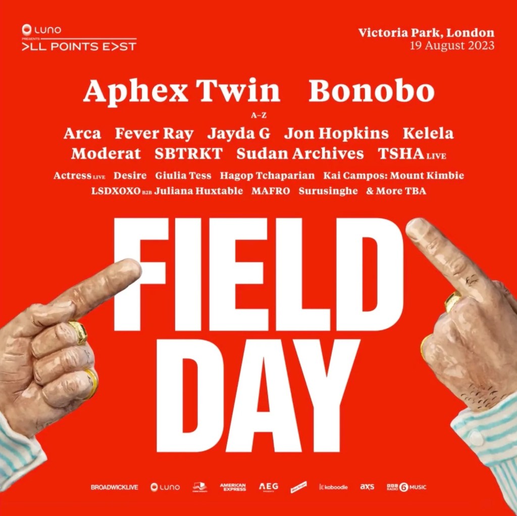 Aphex Twin en el Field Day Festival de Londres