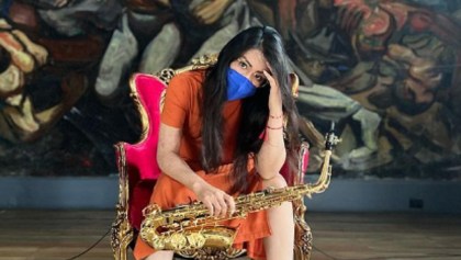 Elena Ríos saxofonista