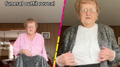 Abuelita se hace viral por elegir el outfit que quiere usar en su funeral