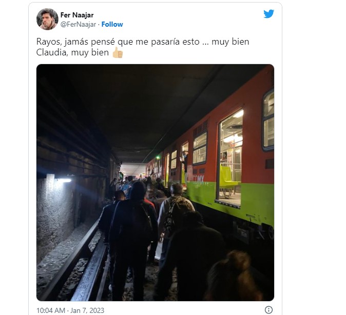 Reportan choque de trenes en la Línea 3 del Metro de CDMX