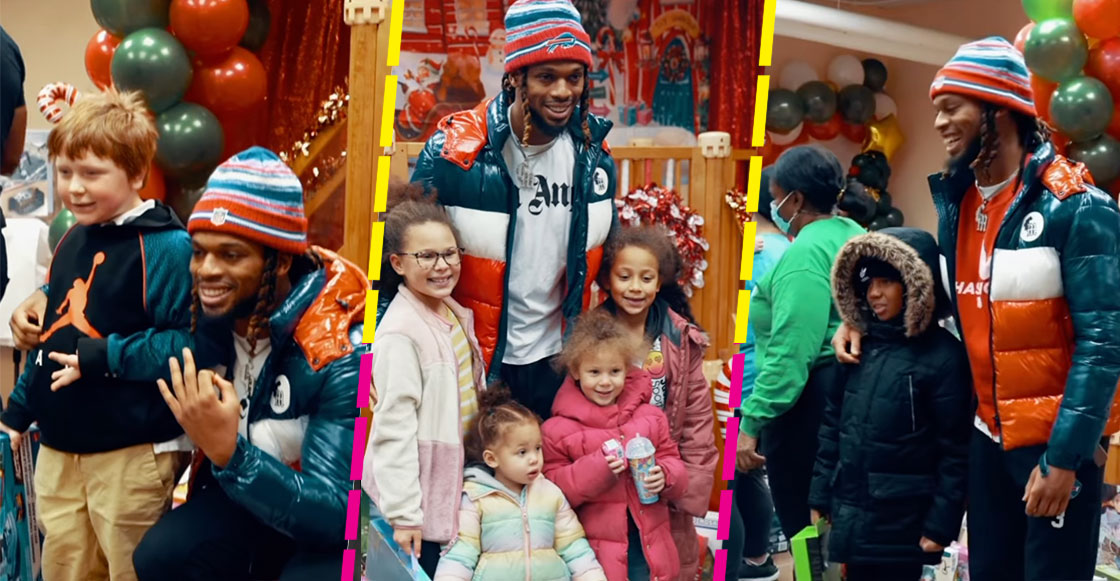 Damar Hamlin, el jugador de los Bills que ayuda a los niños de McKees Rocks gracias a su fundación