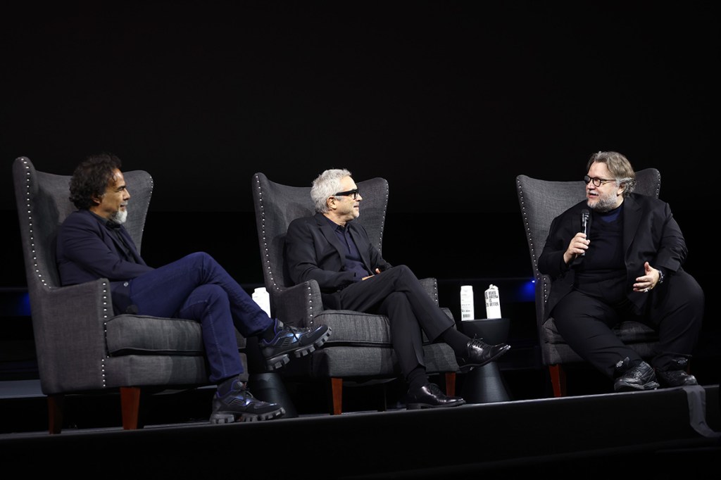 Alejandro G. Iñárritu, Alfonso Cuarón y Guillermo del Toro en la conversación de 'The Three Amigos' 