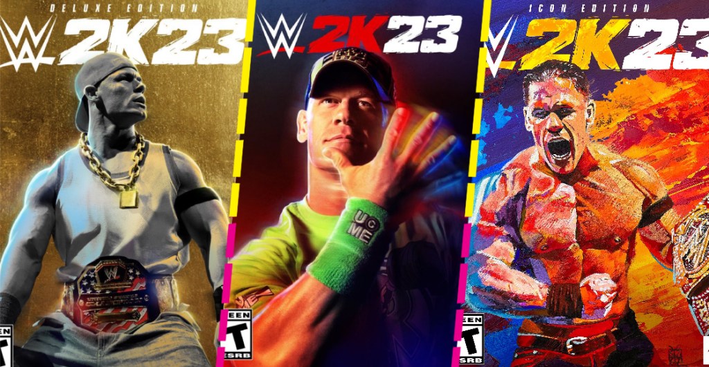 ¡U can’t see him! John Cena y sus diferentes versiones serán portada del videojuego WWE 2K23