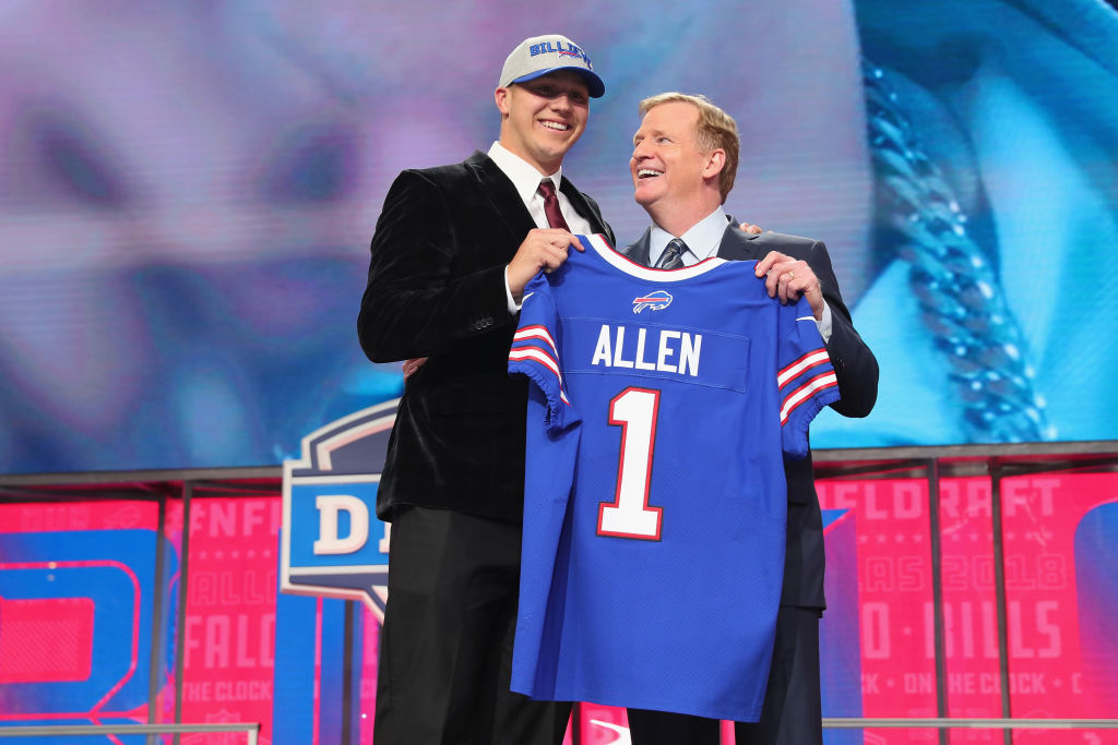 Josh Allen elegido por los Bills en el Draft 2018
