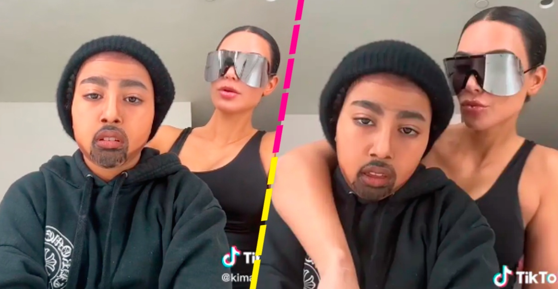 ¿Por Kanye? El video de Kim Kardashian y su hija que ha creado polémica en TikTok