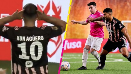 ¡Hasta metió gol! 'Kun' Agüero regresó a las canchas con Kunisports, su equipo en la Kings League