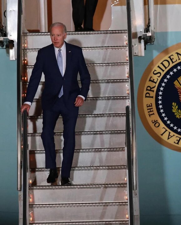 Las fotos y los videos de la llegada de Joe Biden al AIFA, en su primera visita a México 