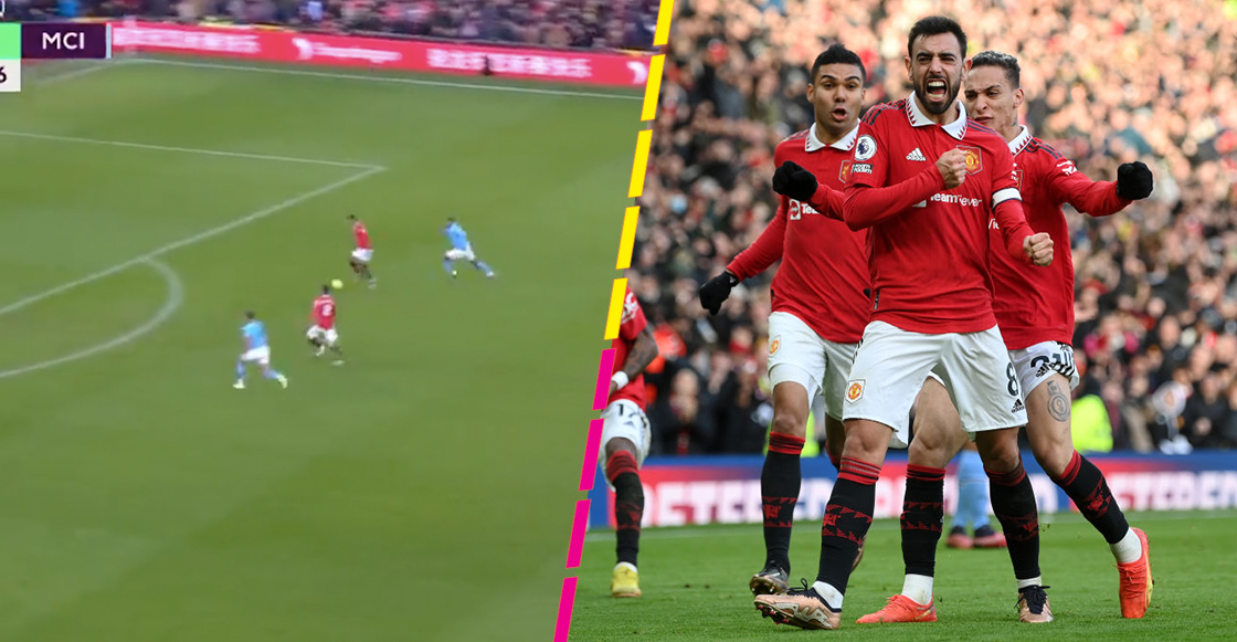 ¿Era offside? La polémica voltereta del United en el derbi de Manchester