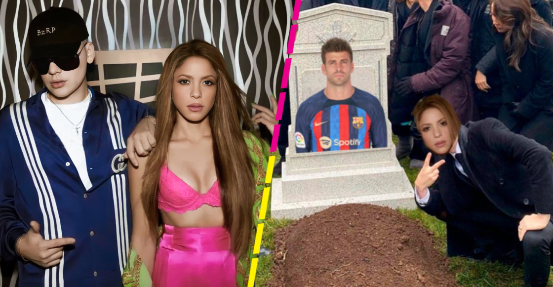Saluditos a Piqué: Así los memes a la sesión de Bizarrap con Shakira