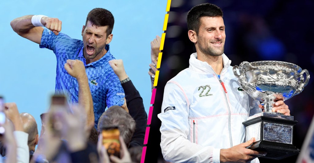Novak Djokovic empató a Nadal como los máximos campeones de Grand Slam en la ATP