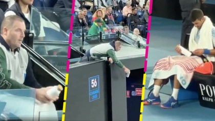 ¿Eso se puede? La polémica nota que Novak Djokovic recibió en una botella durante el Australian Open